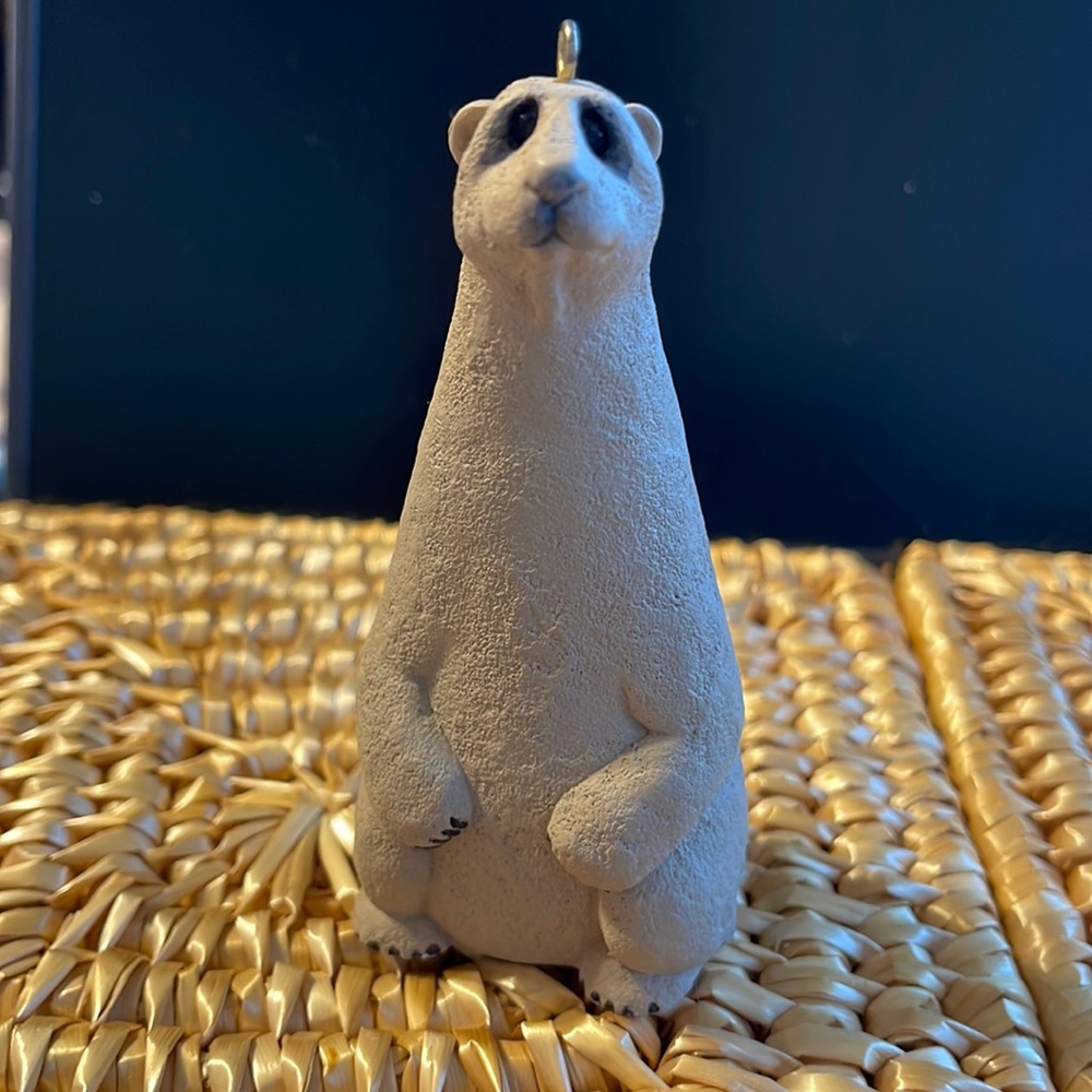 1992 Lou Rankin stone bear Hallmark ornament
